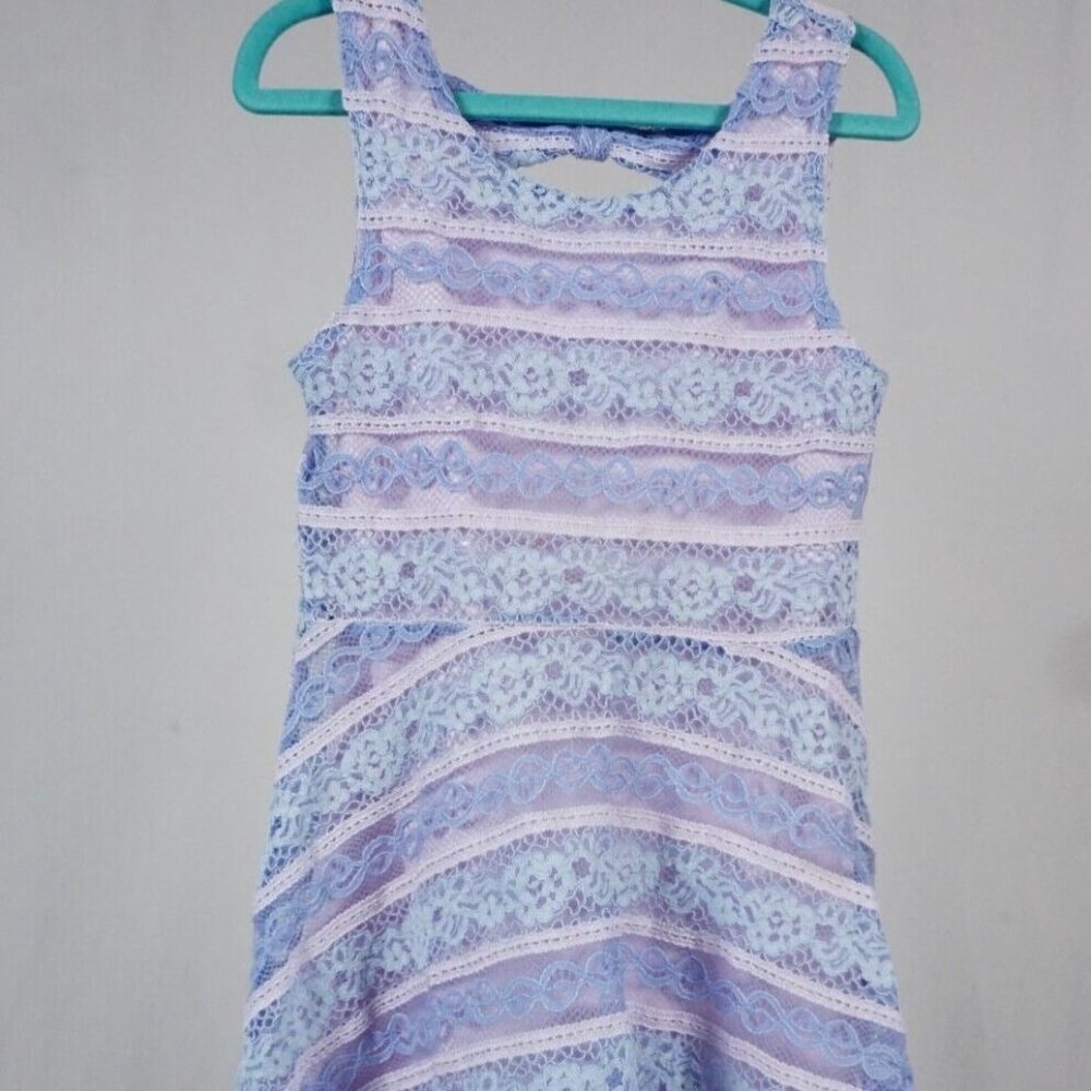 Epic Threads Girls 5 Pink Purple Lace Tank Dress Spring Easter